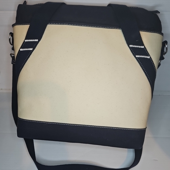 Rare Vintage LL Bean Insulated Canvas Cooler Beach Camp Lunch Tote Bag - Picture 5 of 10